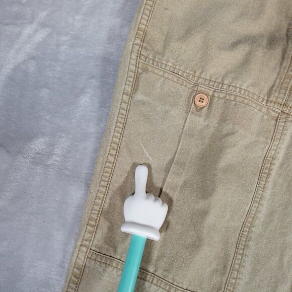 Vintage Trader Bay Baggy Pants Mens 32x28 (Estimated) Skater Style Khaki 90s - Picture 4 of 14